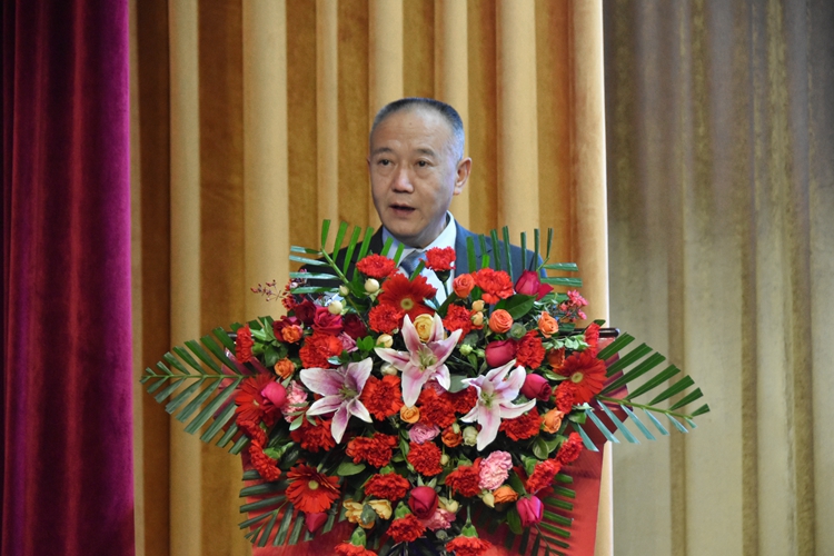 4.集团总裁助理，公司党委书记、董事长任勇作重要讲话。.JPG